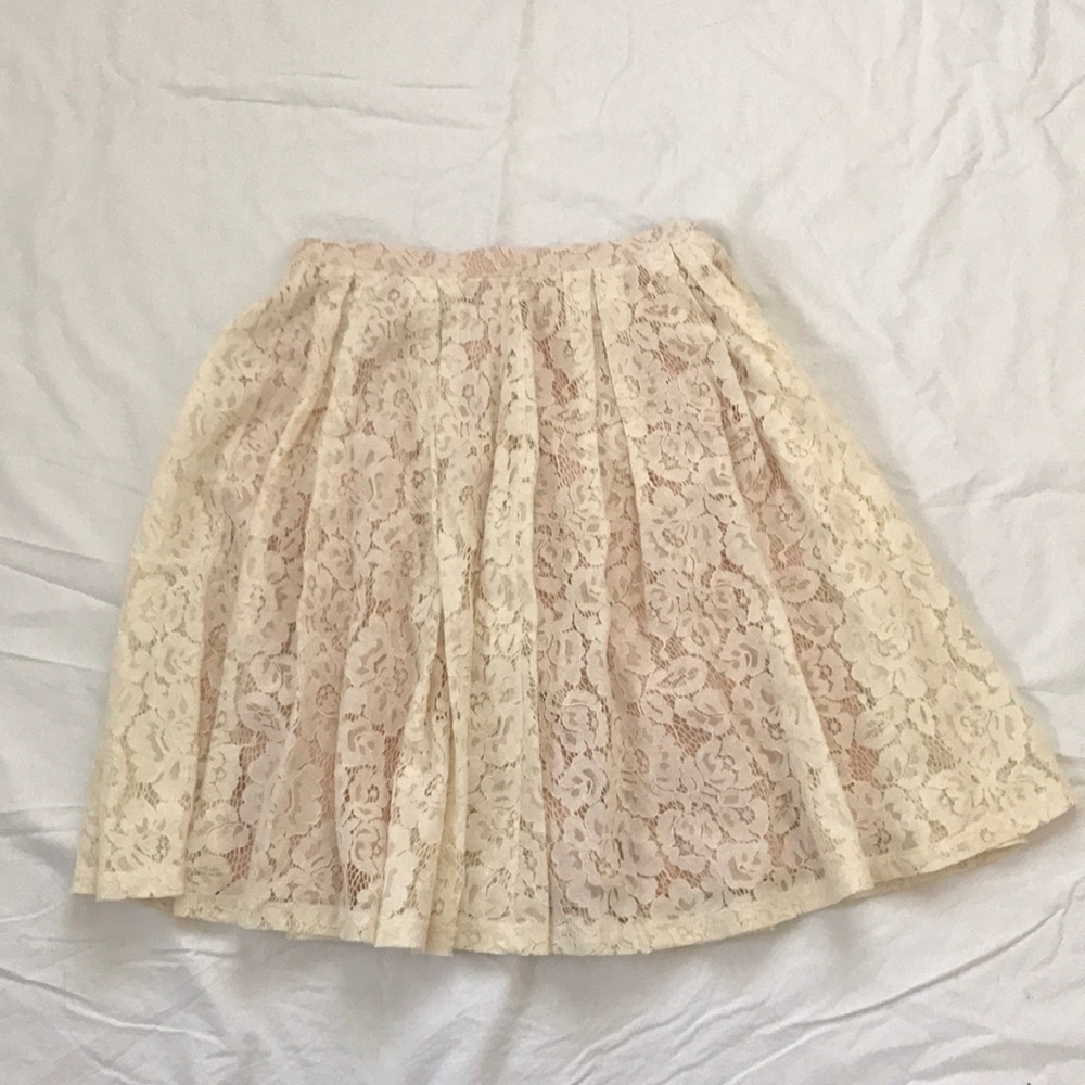 Forever 21 Lace Midi Skirt